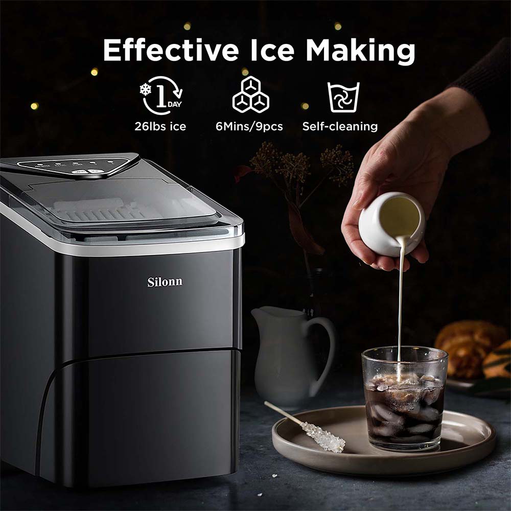 Fakespot  Silonn Ice Makers Countertop 9 Bulle Fake Review