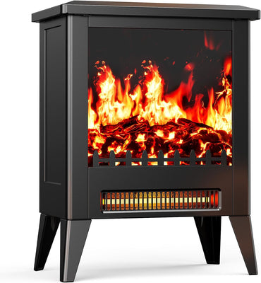 Silonn 18-Inch Electric Fireplace Heater with App &